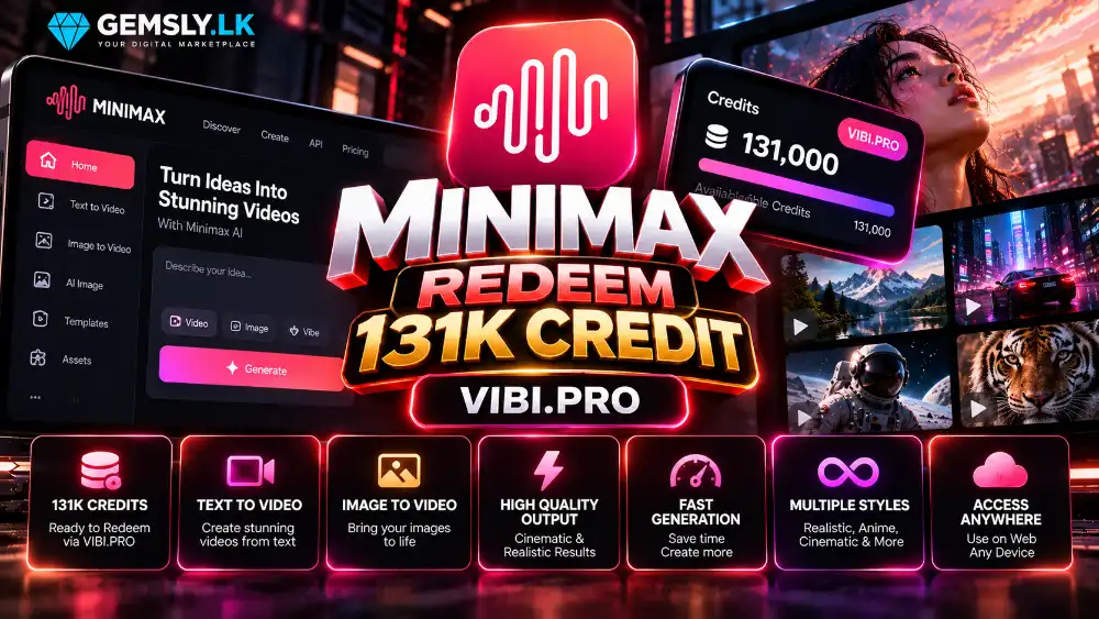 Minimax Redeem 131K Credit VIBI.PRO