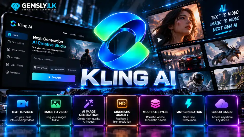 Kling 700-1000 Credit 1 Month warranty 5 Days