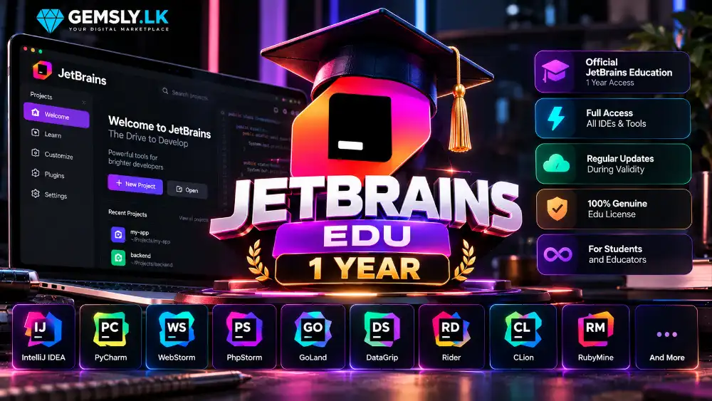 JetBrain Edu 1 Year (1 Month Warranty)