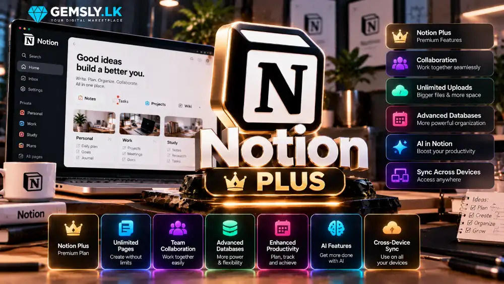 Notion Plus 1 year (1 Month warranty)
