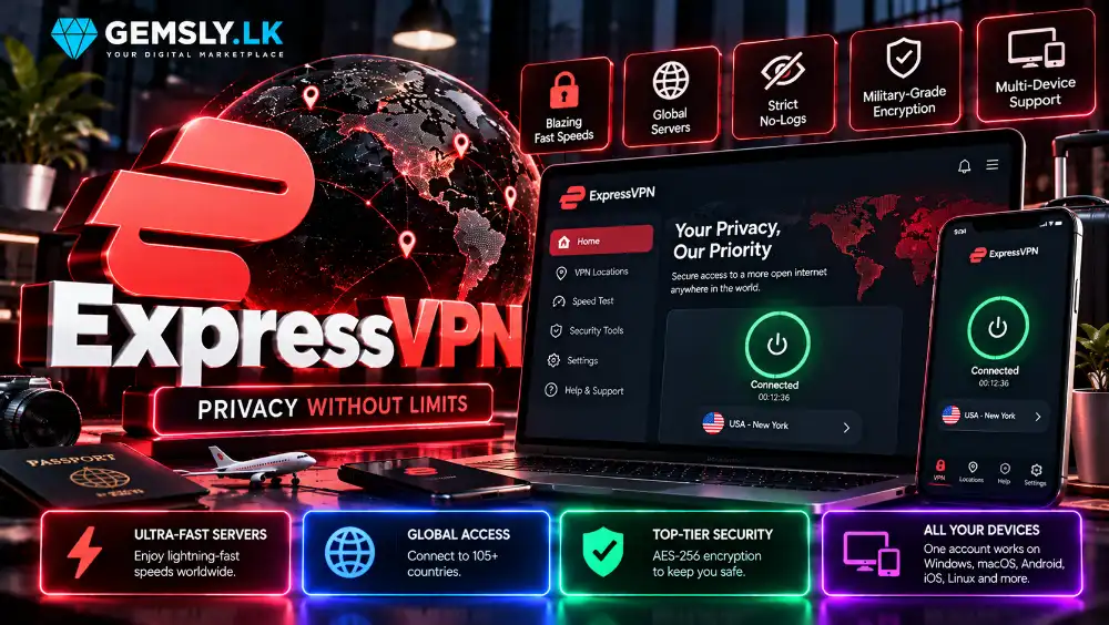 Express VPN 10 devices 3 days full warranty