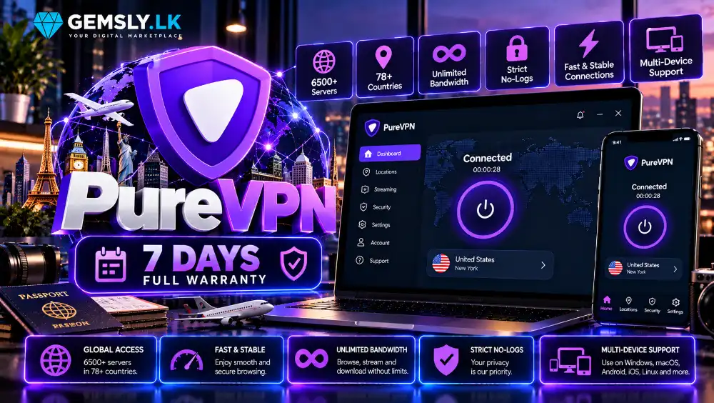 PureVPN 7 Days full warranty